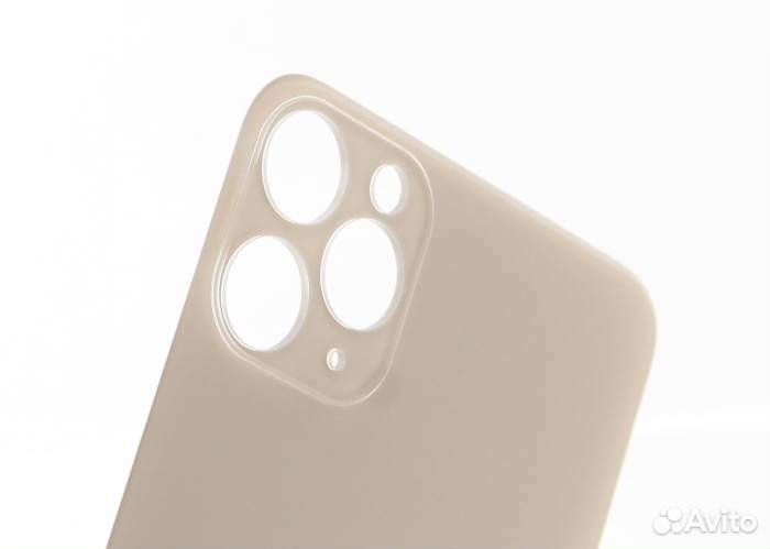 Задняя крышка для iPhone 11 Pro Max Золото (Стекля
