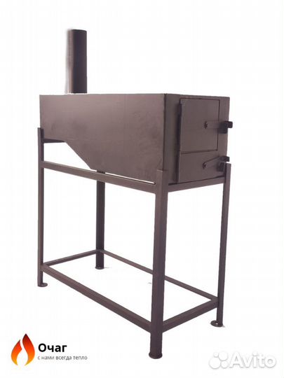 Мангал-печка со съемными ножками