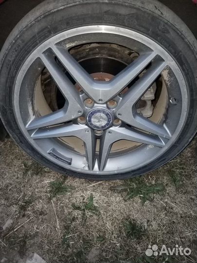 Оригинальные диски amg r18 на Mercedes