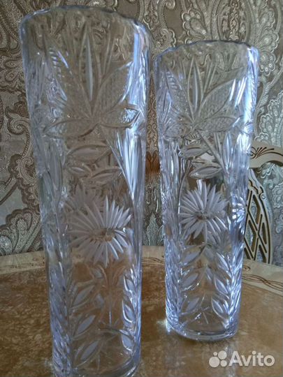 Ваза хрустальная