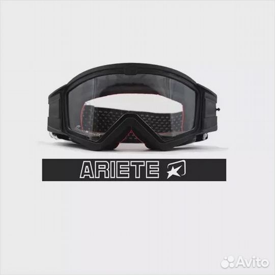 Кроссовые очки (маска) mudmax - black / clear lens