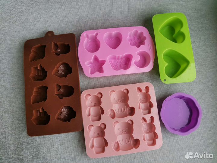 Формочки силиконовые для льда шоколада мыла гипса