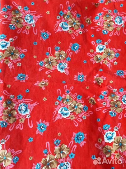 Отрез ткани хлопок СССР