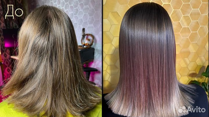 Реконструкция волос Кератин/Ботокс/Бикси/Collagen