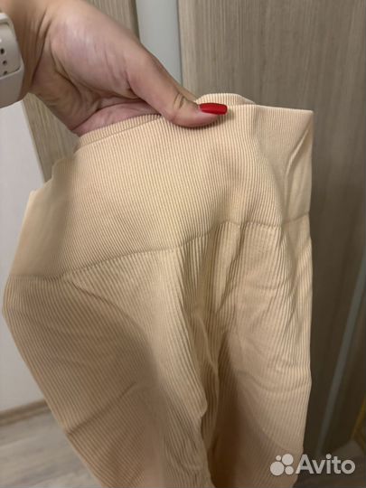 Леггинсы в рубчик