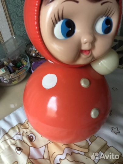 Кукла неваляшка очень большая