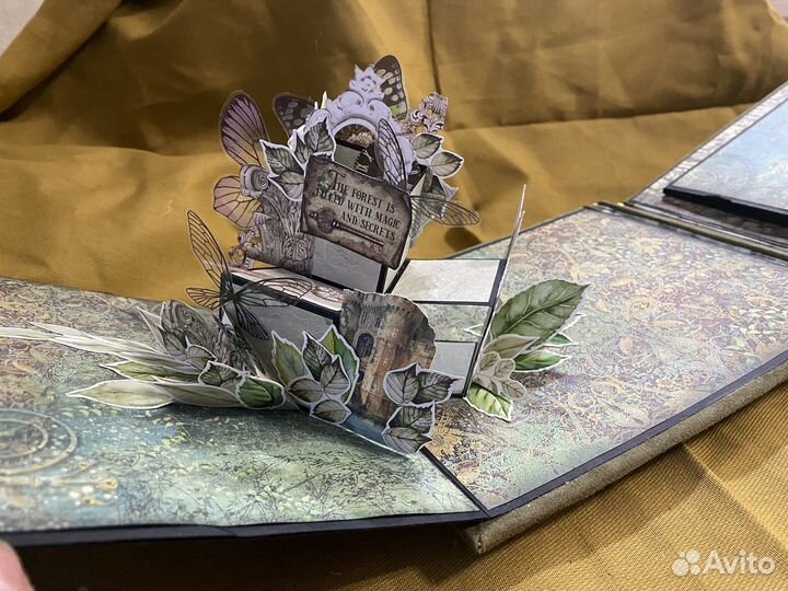 Фотоальбом ручной работы с поп ап на заказ