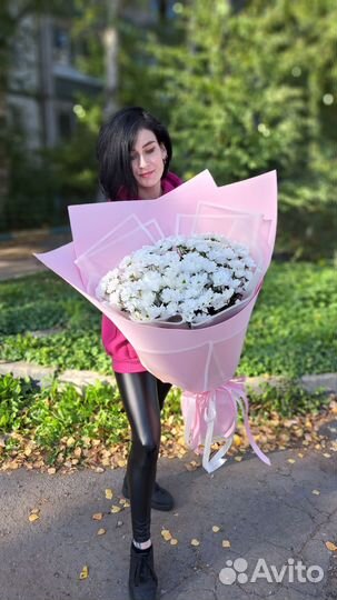 Букет гигант из ромашек (хризантемы)