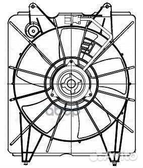 Э/вентилятор охл. для а/м Honda CR-V III (06)