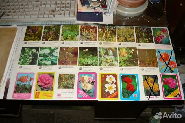 Карманные календарики «Цветы» объявление продам