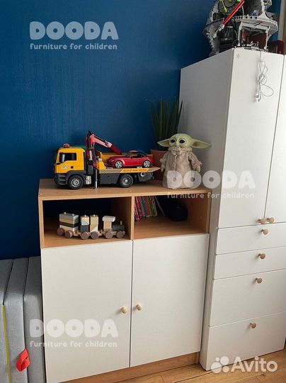 Шкаф для детей Лумми / Развивающая мебель Монтессо