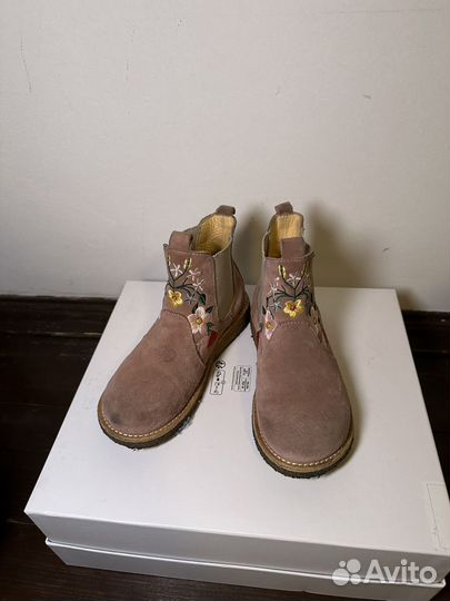 Замшевые детские ботинки Angulus (оригинал)