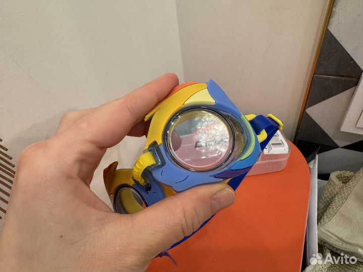 Очки для плавания дектские синие пони pony