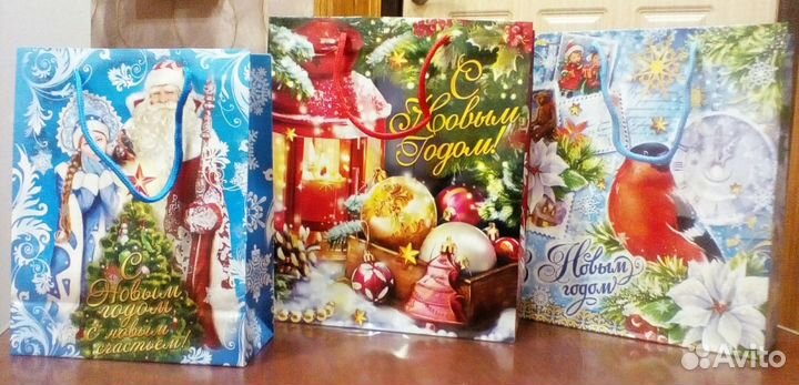Пакет подарочный С новым годом