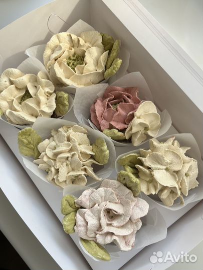 Цветы из зефира. Зефирный букет