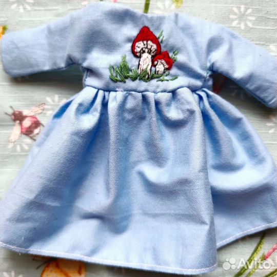 Платье для блайз из хлопка ручного окрашивания