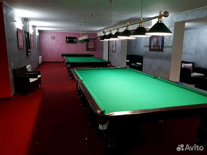 Ремонт и перетяжка бильярдных столов