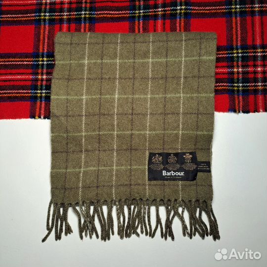 Шерстяной шарф Barbour Made in Scotland