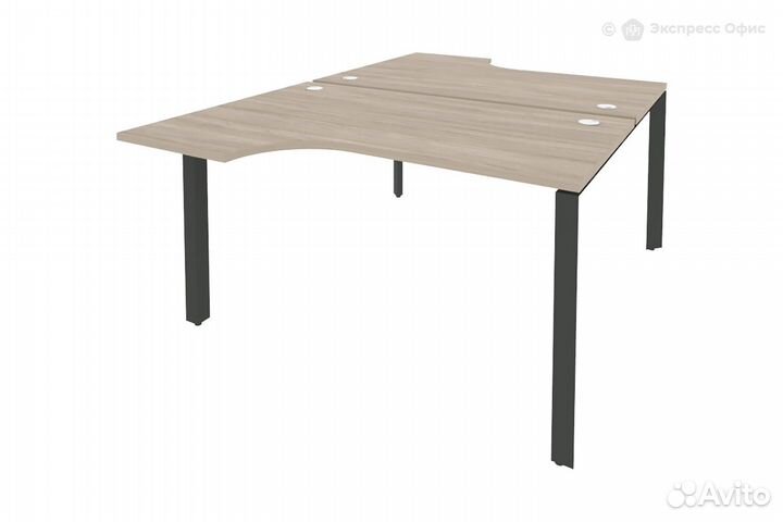 Стол-бенч двойной на П-образном м/к Onix O.MP-D.SA