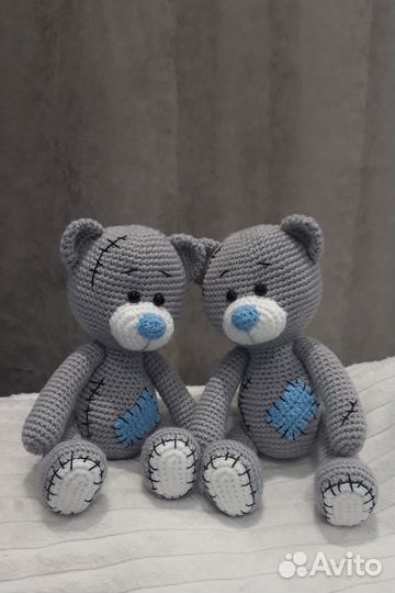 Вязаная игрушка Мишка