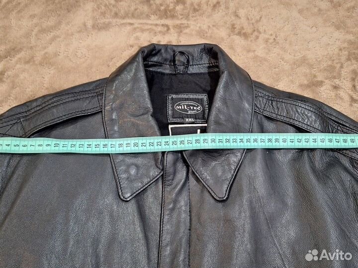 Кожаная куртка мужская 54 56