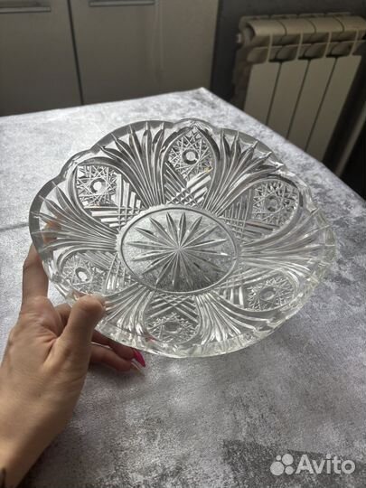 Ваза хрустальная СССР