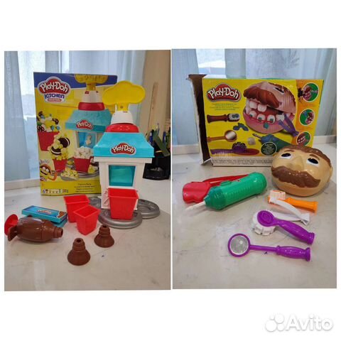 Наборы для пластилина play doh 2 шт