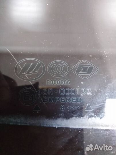 Стекло двери задней правой Lifan Breez 2007-2012