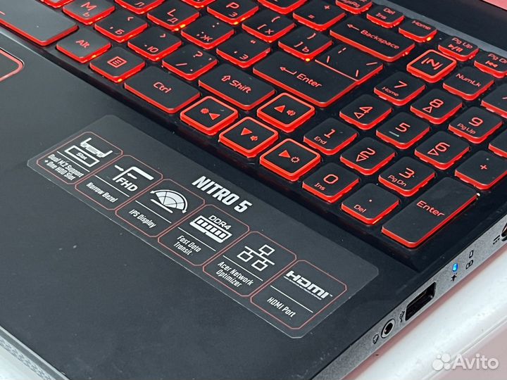 Игровой ноутбук Acer Nitro 5/Ryzеn 5/120Hz/gтх1650