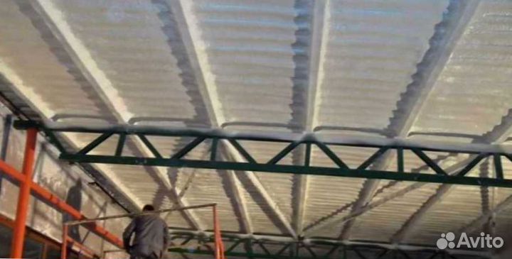 Утепление ангара пенополиуретаном (ппу)