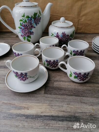 Кофейный сервиз времен СССР