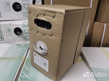 Витая пара Qtech cat5e 2х2х24AWG lszh 2 пары 305м