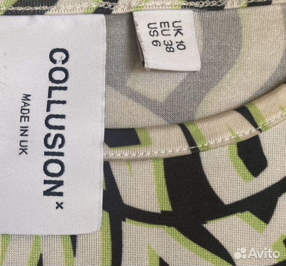 Боди collusion ASOS с принтом