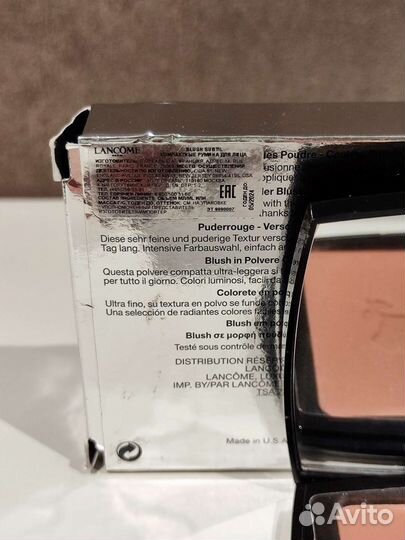 Румяна Lancome Blush Subtil оригинал