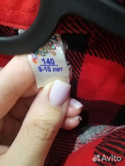 Рубашка в клетку для мальчика