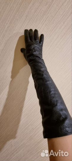 Перчатки кожаные