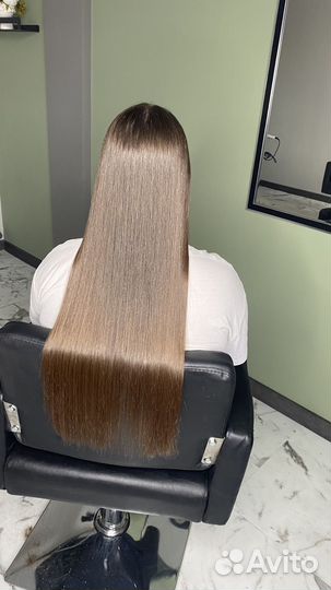 Кератиновое выпрямление волос модель