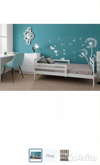 Кровать детская из массива берёзы