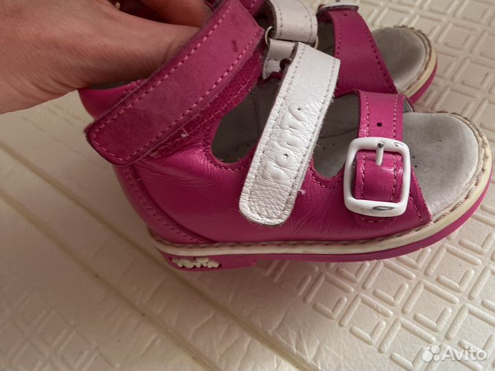 Сандали для девочки 19 размер