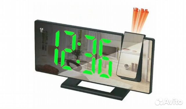 Часы проекционные LED Зеркальныt Gaosiio