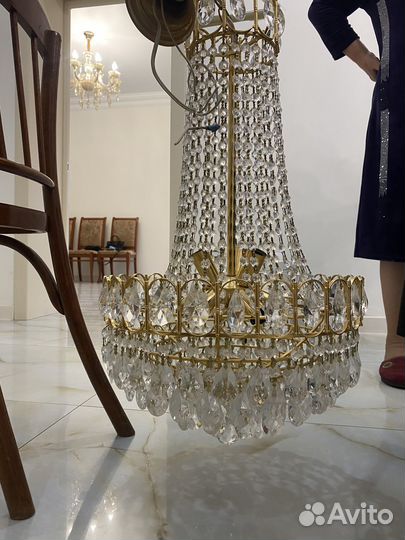 Люстра хрустальная
