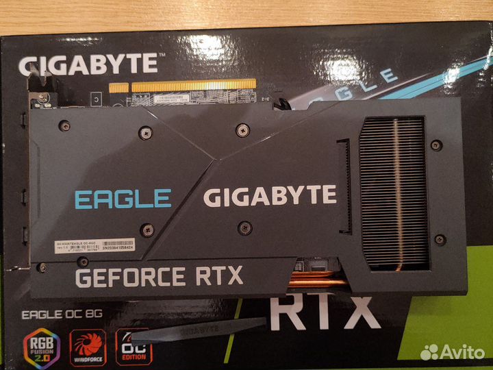 Видеокарта RTX 3060ti Gigabyte Eagle OC (no LHR)