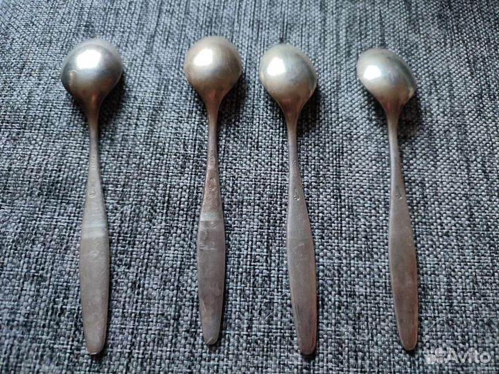 Чайные ложки мнц мельхиор