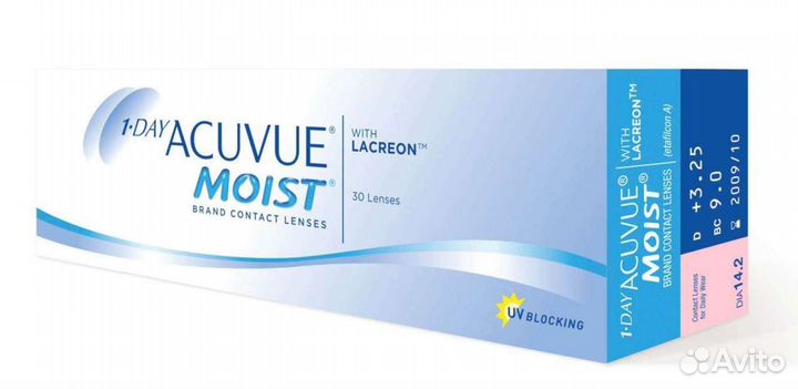 Линзы контактные acuvue moist