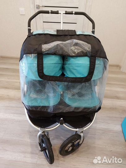 Коляска для двойни Bumbleride Indie Twin 2 в 1