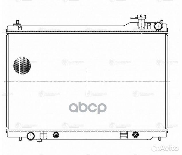 Радиатор охл. для а/м Infiniti FX35 (03) (LRc