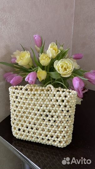 Сумка из бусин ручной работы