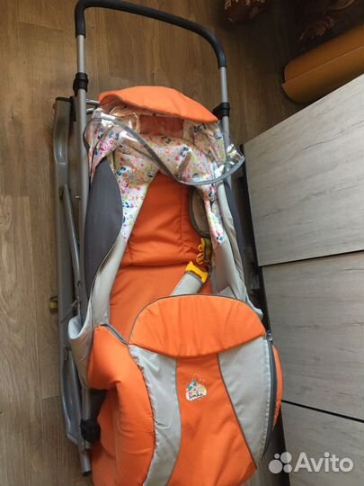 Детские санки коляска ника