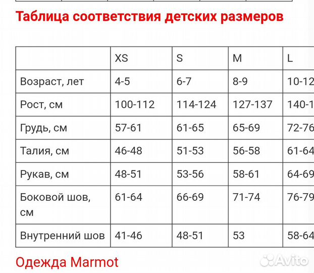 Marmot Брюки горнолыжные детские 100-118см