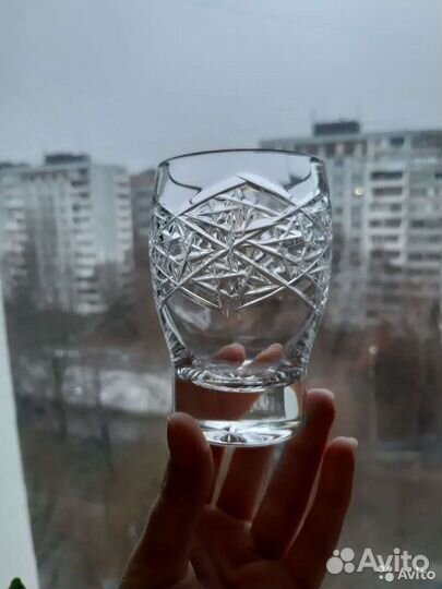 Хрусталь -вазы на ножке,пепельница